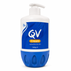 کرم مرطوب کننده پمپی کیو وی 500 گرم QV Moisturizing Cream Pump 500g