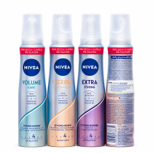 موس مو نیوا NIVEA STYLING MOUSSE حجم150ml اصل آلمان (در چند مدل)